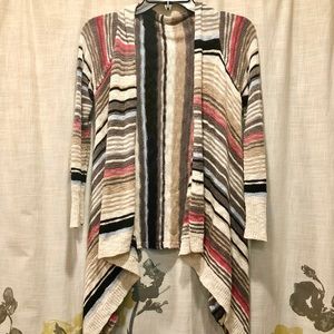 VGUC Justice size 14 drape style open cardigan